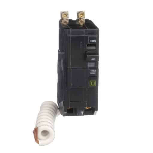 Square D Circuit Breaker QOB240EPD Mini CB, QO, 40 A, 2P, 120/240 V, 10 kA, Bolt on, EPD